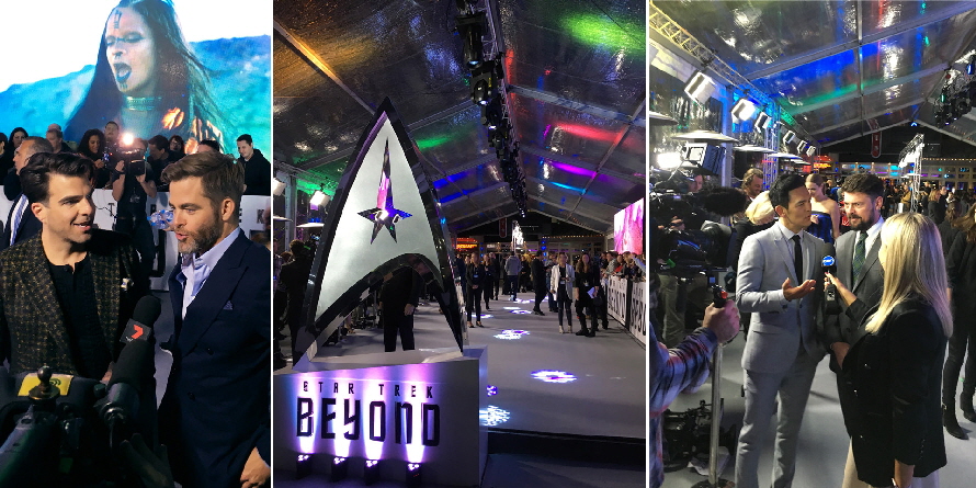 Star Trek Beyond Premier - Lighting/Technical Director Rob Easton for The Event Department.